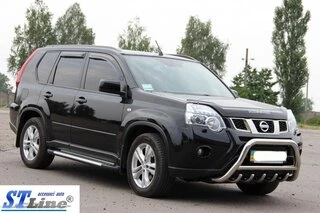 Передній захист WT003 (нерж) для Nissan X-trail T31 2007-2014рр