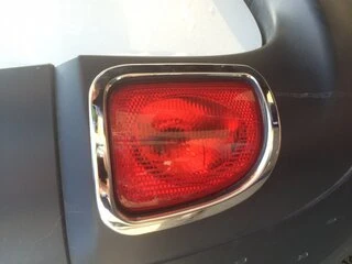 Окантовка задніх рефлекторів (2 шт, нерж.) для Renault Kangoo 2008-2020 рр