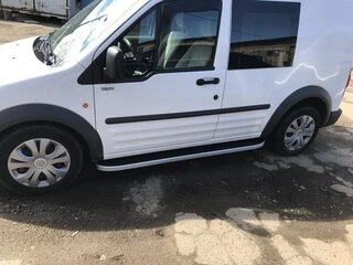 Бокові пороги Tayga (2 шт., Алюміній) Максі база для Ford Connect 2002-2006 рр