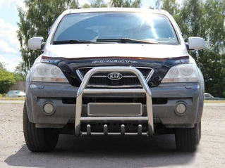 Кенгурятник QT007 (нерж.) для Kia Sorento I BL 2002-2009 рр