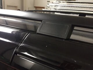 Рейлінги чорні ELITE (пласт. ніжки) Коротка база (SHORT) для Mercedes Vito / V-class W447 2014- рр