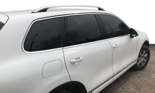 Рейлінги Skyport (сірий мат) для Volkswagen Touareg 2010-2018 рр