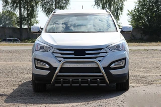 Передня дуга WT003 (нерж.) для Hyundai Santa Fe 3 2012-2018 рр
