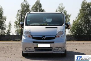 Передній захист ST014 (нерж.) для Nissan Primastar 2002-2014 рр