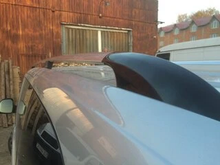 Рейлінги Хром CAN Оригінальний дизайн (метал. ніжки) Коротка база (SHORT) для Mercedes Vito W639 2004-2014 рр