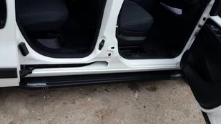 Бокові пороги Мосту Блек (2 шт, алюмін. профілю.) для Peugeot Bipper