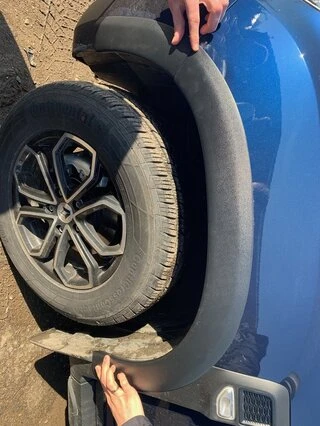 Розширювачі арок широкі (8 шт, ABS) EuroCap - Туреччина для Renault Duster 2018-2024 рр