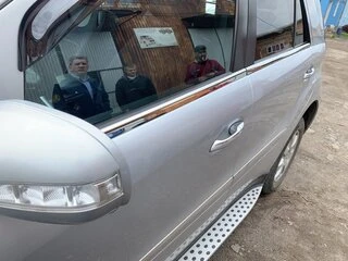 Зовнішня окантовка вікон (4 шт, нерж) OmsaLine - Італійська нержавійка для Mercedes ML W164