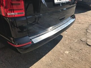 Накладка на задній бампер Omsa Мат (1 двері, нерж) для Volkswagen T6