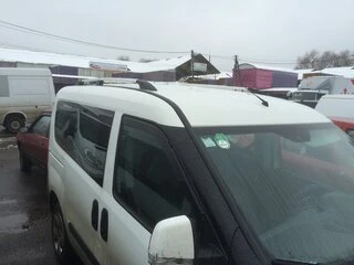 Рейлінги Хром Коротка, Чавунні ніжки для Opel Combo 2012-2018 рр