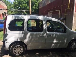 Рейлінги чорні Стандартна база, Чавунні ніжки для Renault Kangoo 2008-2020 рр