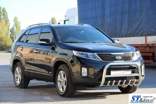Кенгурятник WT021 (нерж.) для Kia Sorento II XM 2009-2014 рр