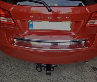 Накладка на задній бампер Carmos (нерж) для Fiat Freemont