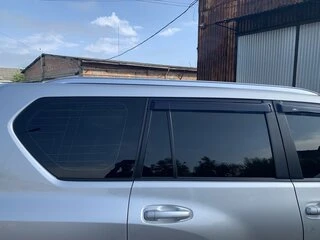 Рейлінги Lexus-дизайн (2 шт, сірі) для Toyota Land Cruiser Prado 150