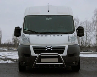 Передня дуга WT003 (нерж.) для Fiat Ducato 2006-2025 рр