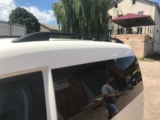 Рейлінги Skyport BLACK Стандартна база для Volkswagen Caddy 2004-2010 рр