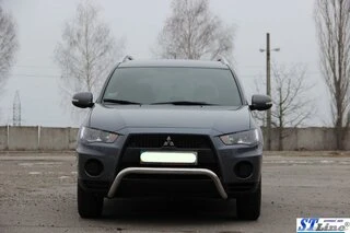 Кенгурятник WT007 (нерж.) для Mitsubishi Outlander 2006-2012рр