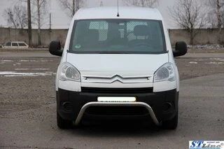 Кенгурятник WT007 (нерж.) для Peugeot Partner Tepee 2008-2018 рр