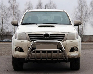 Кенгурятник WT002 (нерж.) для Toyota Hilux 2006-2015 рр