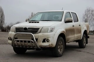 Кенгурятник WT002 (нерж.) для Toyota Hilux 2006-2015 рр