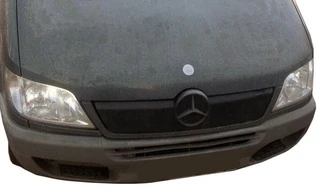 Зимова накладка на решітку 2000-2002, Глянцева для Mercedes Sprinter W901/902/903/904/905 рр