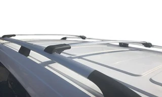 Перемички на рейлінги під ключ (2 шт) Чорний для Mercedes Vito / V-class W447 2014- рр