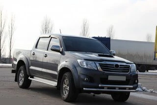 Передній захист ST014 (нерж.) для Toyota Hilux 2006-2015 рр