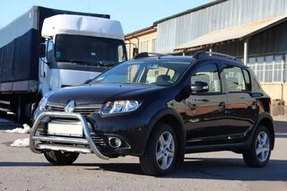 Передня дуга WT006 (нерж.) для Dacia Sandero 2013-2020 рр