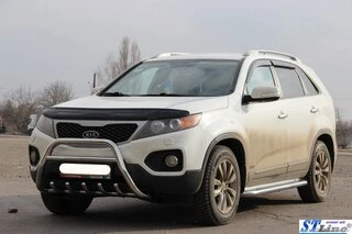 Кенгурятник WT003 (нерж.) для Kia Sorento II XM 2009-2014 рр