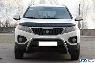Кенгурятник WT007 (нерж.) для Kia Sorento II XM 2009-2014 рр