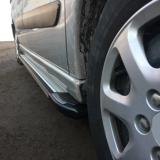 Бокові пороги Rainbow (2 шт., Алюміній) Коротка база для Citroen Jumpy 2007-2017 рр