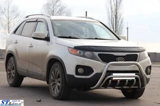 Кенгурятник WT002/2 (нерж.) для Kia Sorento II XM 2009-2014 рр