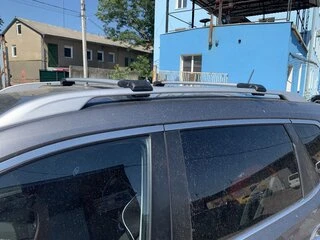 Перемички на рейлінги під ключ (2 шт) Чорний для Nissan Qashqai 2014-2021 рр