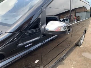 Накладки на дзеркала Vito 2010-2015 (2 шт) OmsaLine - Хромований пластик для Mercedes Vito W639 рр