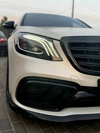 Рестайлінг передні фари з блоками (OEM) для Mercedes S-сlass W222