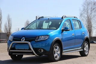Передня дуга WT006 (нерж.) для Dacia Sandero 2013-2020 рр