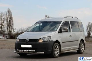 Передній вус Shark ST015 (нерж) для Volkswagen Caddy 2010-2015 рр