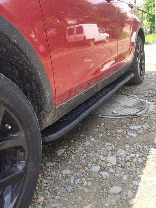 Бокові пороги Bosphore Black (2 шт., Алюміній) 2014-2019 для Land Rover Discovery Sport