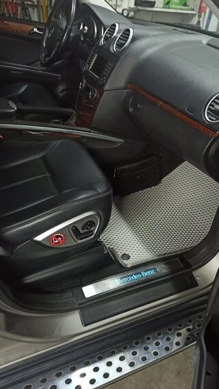Килимки EVA (5 місць, сірі) для Mercedes GL сlass X164
