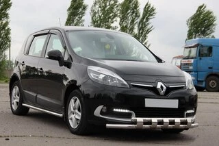 Передня дуга ST015 (нерж.) для Renault Scenic/Grand 2009-2016 рр