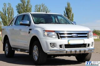 Передній захист ST016 (нерж.) для Ford Ranger 2011-2022 рр