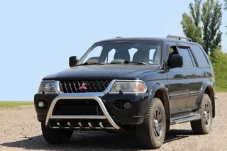 Кенгурятник WT003 (нерж) для Mitsubishi Pajero Sport 1996-2007 рр
