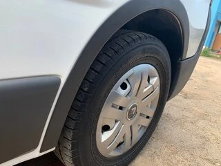 Накладки на колісні арки (4 шт, чорні) 2001-2007, чорний пластик для Opel Vivaro рр