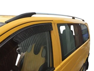 Рейлінги Хром DDU (пласт. ніжки) Довга база (EXTRALONG) для Mercedes Vito / V-class W447 2014- рр