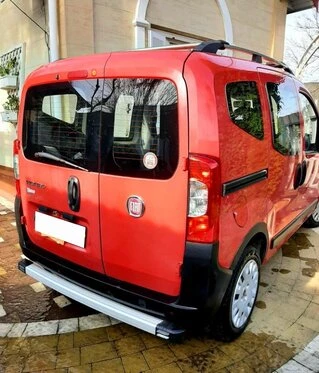 Задній захист MoonLight (нерж.) для Peugeot Bipper