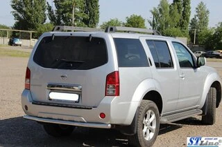 Задня дуга AK002 (нерж) для Nissan Pathfinder R51 2005-2014рр