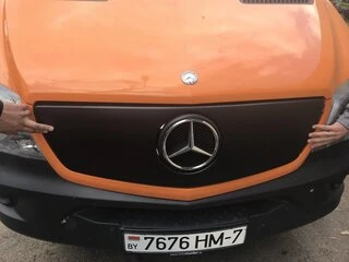 Зимова накладка на решітку V1 (2013-2025) Матова для Mercedes Sprinter W906 рр