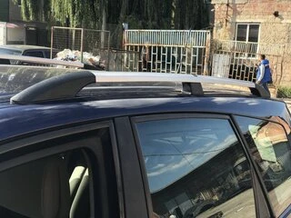 Рейлінги Хром (2 шт) Коротка база для Renault Scenic/Grand 2003-2009 рр