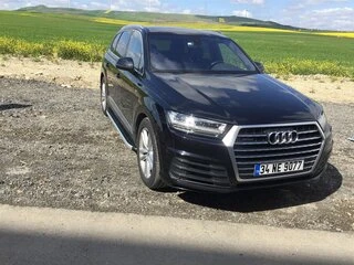 Бокові пороги Fullmond (2 шт., Алюміній) для Ауди Q7 2015- рр