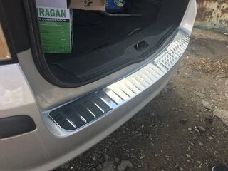 Накладка на задній бампер OmsaLine глянець (SW, нерж) для Opel Astra H 2004-2013 рр